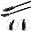 Picture of G2PLUS 300PCS Eyelash Brush, Disposable Eyelash Mascara Brushes Wands Applicator Tools Makeup Brush Kits, Eyelash Spoolies Eyelashes Brush for Eyelash Extensions and Eyebrow Brush (Black)