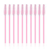 Picture of G2PLUS 300PCS Eyelash Brush, Disposable Eyelash Mascara Brushes Wands Applicator Tools Makeup Brush Kits, Eyelash Spoolies Eyelashes Brush for Eyelash Extensions and Eyebrow Brush (Pink)