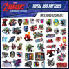 Picture of 100 Avengers Tattoos Temporary For Kids - Avengers Temporary Tattoos For Boys Ideal As Avengers Party Favors - Marvel Tattoos For Kids - Superhero Tattoos For Kids - Kids Tattoos Temporary For Boys