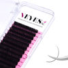 Picture of VEYES INC Eyelash Extension Supplies Classic Volume Lash Extensions Mixed Tray 0.18 C Curl 8-16mm, Premium Mink Silk Individual Lashes Soft Matte Black Salon Use.