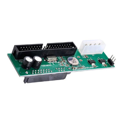 Picture of cablecc SATA Disk to IDE/PATA 40Pin Motherboard Converter Adapter PCBA for Desktop & 2.5 3.5" Hard Disk Drive