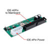 Picture of cablecc SATA Disk to IDE/PATA 40Pin Motherboard Converter Adapter PCBA for Desktop & 2.5 3.5" Hard Disk Drive