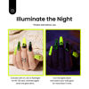 Picture of beetles 15 ml Neon Gel Nail Polish Glow in the Dark Halloween Decoration Luminous Yellow Noctilucent Green Solid Color Soak Off LED Lamp DIY Manicure Salon at Home Holiday Gift