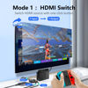 Picture of HDMI Switch Splitter 4K@60hz, Aluminum Bidirectional HDMI Switcher 2 in 1 Out, HDMI Splitter 1 in 2 Out, HDMI Hub Supports 4K 3D HDR for Xbox PS5/4/3 Blu-Ray Player Fire Stick Roku HDTV