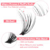 Picture of Lash Clusters DIY Eyelash Extensions 200 Pcs Individual Lashes Extensions CD Curl 8-16MM Cluster Lashes Wispy Eyelash Clusters