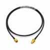 Picture of Bingfu SMA Male to SMA Female Bulkhead Mount RG174 Antenna Extension Cable 1m 3 feet 2-Pack Compatible with 4G LTE Router Gateway Modem Cellular SDR Dongle Receiver