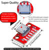 Picture of USB Type-C Breakout Board Serial Basic Breakout Female Connector Type PCB Converter Board (5 PCS)