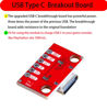 Picture of USB Type-C Breakout Board Serial Basic Breakout Female Connector Type PCB Converter Board (5 PCS)