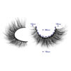 Picture of wiwoseo Eyelashes Natural Fluffy Styles Faux Mink Lashes Natural Wispy Fluffy D Curly Lashes 18MM 3D Effect Fake Eyelashes Dramatic 10 Pairs