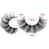 Picture of wiwoseo Eyelashes Natural Wispy Fluffy Faux Mink Lashes Fluffy Curly 3D Effect 18MM Fluffy Fake Eyelashes 10 Pairs Pack