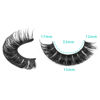 Picture of wiwoseo False Eyelashes Russian Strip Lashes D Curly Natural Wispy Fluffy Faux Mink Lashes 15MM Fake Eyelashes 10 Pairs Pack