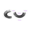 Picture of wiwoseo False Eyelashes Russian Strip Lashes D Curly Natural Wispy Fluffy Faux Mink Lashes 15MM 3D Effect Fake Eyelashes 10 Pairs Pack