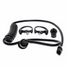 Picture of AUTOKYA Pair Black Accoustic Ear Tube Black Medium Earmold for Police Radio Earpiece