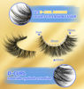 Picture of False Eyelashes Russian Strip Lashes D Curl Wispy Natural Look zanlufly Lashes Like Eyelash Extension Fluffy Transparent Band Cat Eye Fake Eyelashes Pack