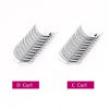 Picture of Premade Lash Extensions Fans 6D 0.07 Thickness C Pre Made Fanned Volume Lash Extensions Pointed Base Middle Stem Premade Lash Fans Supplies (6D-0.07C, 13-16mm)