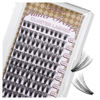 Picture of LASHVIEW Lash-Extension-Clusters 120pcs D Curl Lash Clusters Natural Look Cluster Lashes Extensions Super Thin Band & Soft Lashes Reusable 9-16mm MIX (30D)