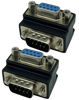 Picture of Dafensoy RS232 DB9 Pin Male to Female 90 Degree Changer Coupler Adapte Connecter 2-Pack