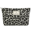 Picture of WANDF Cosmetic Bag for Women Makeup bag Organizer Mini Makeup Pouch for Purse Water Resistant Girls Gift (L-White Leopard)