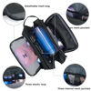 Picture of Toiletry Bag for Men Hanging Dopp Kit Water Resistant Shaving Bag Small Toiletry Bag for Traveling (Pure Black)