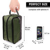 Picture of Toiletry Bag for Men Hanging Dopp Kit Water Resistant Shaving Bag Small Toiletry Bag for Traveling (Army Green)