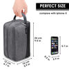 Picture of Toiletry Bag for Men Hanging Dopp Kit Water Resistant Shaving Bag Small Toiletry Bag for Traveling (Denim Grey)