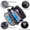 Picture of Toiletry Bag for Men Hanging Dopp Kit Water Resistant Shaving Bag Small Toiletry Bag for Traveling (Denim Grey)