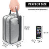 Picture of Toiletry Bag for Men Hanging Dopp Kit Water Resistant Shaving Bag Small Toiletry Bag for Traveling (Grey)