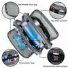 Picture of Toiletry Bag for Men Hanging Dopp Kit Water Resistant Shaving Bag Small Toiletry Bag for Traveling (Grey)