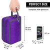 Picture of Toiletry Bag for Men Hanging Dopp Kit Water Resistant Shaving Bag Small Toiletry Bag for Traveling (Dark Purple)