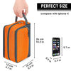 Picture of Toiletry Bag for Men/Women Hanging Dopp Kit Water Resistant Shaving Bag Small Toiletry Bag for Traveling (Orange)