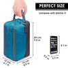 Picture of Toiletry Bag for Men Hanging Dopp Kit Water Resistant Shaving Bag Small Toiletry Bag for Traveling (Blue)