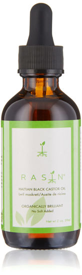 Picture of Rasin Castor Oil Organically Brilliant Haitian Black Castor Oil, Original, 2 Fluid Ounces, Pack of 1