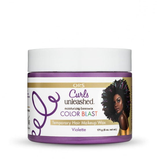 Picture of Curls Unleashed Hair Care Color Blast Temporary Hair Makeup Wax - Violette