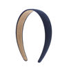 Picture of 1 Inch Wide Suede Like Headband Solid Hair band for Women and Girls - Navy