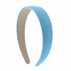 Picture of 1 Inch Wide Suede Like Headband Solid Hair band for Women and Girls (Light Blue)