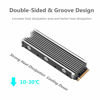 Picture of NVMe Heatsinks for M.2 2280mm SSD Double-Sided Cooling Design（Silver）