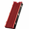 Picture of QIVYNSRY M.2 Heatsink NVMe 2280 PS5 SSD Heat Sink Computer PC PCIE M2 SSD Cooler for Samsung 980 970 EVO Plus SN850 SN750 SN570 Firecuda 530, Red