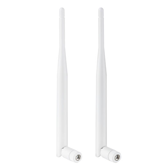 Picture of Dual Band 2.4GHz 5GHz 9dBi WiFi Antenna with PR-SMA Male Connector for Reolink Security Camera DVR Recorder WiFi Router Surveillance Monitor (Pack of 2, Eifagur