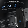 Picture of Wireless Bluetooth Aux Car Adapter - Portable Mini Bluetooth Lossless Music Receiver Transmitter with Microphone and Hands-Free Call for Home Stereo | Car Audio | Headset | TV, Fast Charging