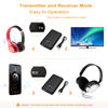 Picture of 【Upgraded】 Aux Bluetooth 5.0 Adapter for Car, 2 in 1 Bluetooth Transmitter Receiver, Bluetooth Car Adapter for Hands-Free Call, 3.5mm Aux Bluetooth Receiver Car Home Stereo System/ Headphone/Speaker