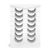 Picture of Fake Eyelashes Natural Look 7 Pairs 3D Faux Mink Wispy Lashes Onlyall Fluffy False Lashes Pack 14MM A15