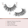 Picture of Onlyall Fake Eyelashes Natural Look False Lashes Fluffy Natural Lashes Pack 12MM 3D Faux Mink Lashes 7 Pairs A06