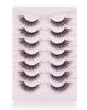 Picture of Onlyall Fox Eye Lashes Mink Lashes Cat Eye Lashes Fluffy False Eyelashes Fox Eye Lashes Long Eyelashes Volume False Lashes Pack 7 Pairs