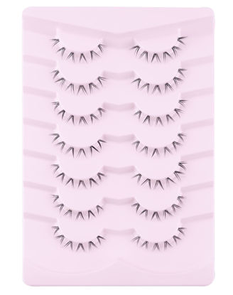 Picture of Onlyall Eyelashes False Bottom Lashes Lower Lashes Strip Natural Under Lashes Fake Eyelashes Bottom Eyelashes 7 Pairs R-4