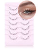 Picture of Onlyall Eyelashes False Bottom Lashes Lower Lashes Strip Natural Under Lashes Fake Eyelashes Bottom Eyelashes 7 Pairs R-4