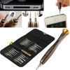 Picture of 25in1 1.2mm 0.8mm 5 Point Star T2 T3 T4 T5 T6 T7 T8 T9 T10 T15 Torx Precision Screwdriver Wallet Set Repair Openning Tools kits Compatible For Macbook iPhone LG Samsung Computer XBox Wii Digital