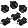 Picture of SLOW DOLPHIN 6 Pieces 1/4 Inch Hot Shoe Mount Adapter and 1/4"-20 Screw Thread Cold Shoe Flash Stand Adapter for DSLR Camera Rig, Camera Flash Shoe Mounts for Tripod