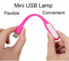 Picture of Kyfreshpower Flexible Mini USB LED Lamp Light Portable Night Light Compatible for Power Bank, Laptop, Notebook, Reading, Computer Keyboard USB Reading Light (8pcs, Pink)