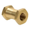 Picture of Foto&Tech Brass Spigot Short Double Female Stud for Super Clamps with 1/4"-20 & 3/8" Threads