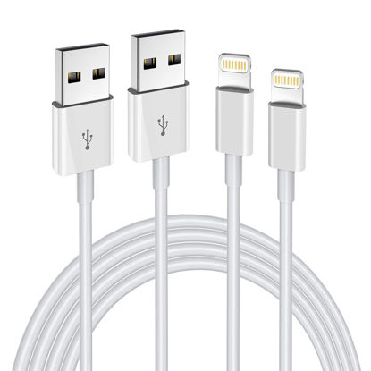 Picture of Hi-Mobiler [MFi Certified] iPhone Charger 2pack 10FT Long Lightning Cable Fast Charging High Speed Data Sync USB Cable Compatible iPhone 13/12/11 Pro Max/XS MAX/XR/XS/X/8/7/Plus/6S iPad AirPods